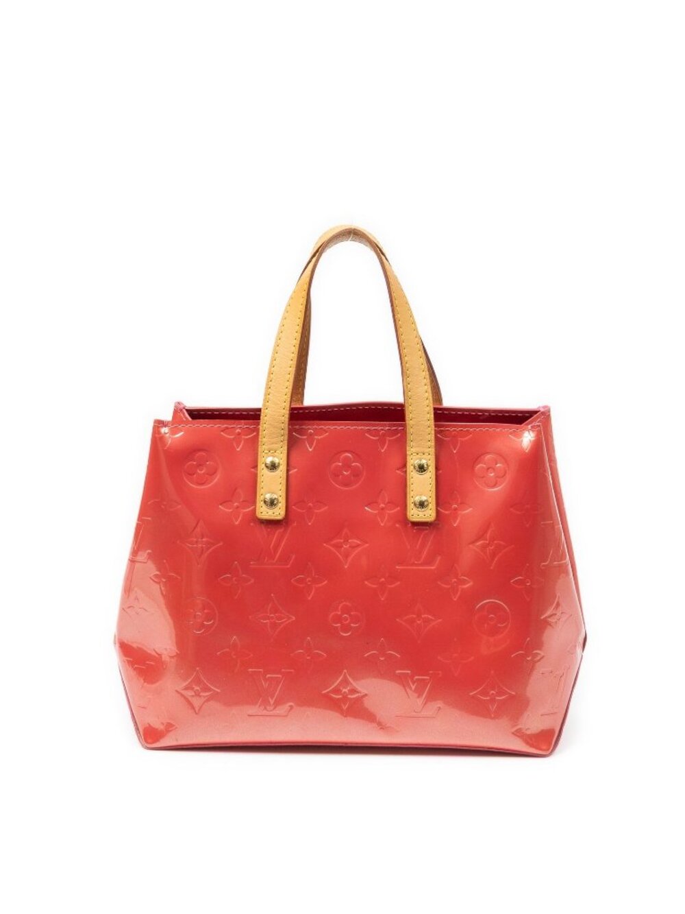 Louis Vuitton Tall Pink Monogram Vernis Handbag
